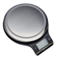 Amazon Basics Stainless Steel Digital Kitchen Scale with LCD Display, Batteries Included