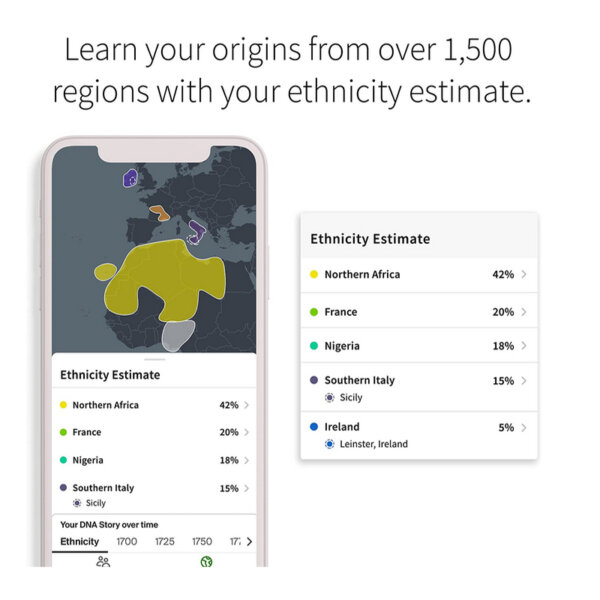 AncestryDNA Genetic Ethnicity Test, Ethnicity Estimate learn your origins