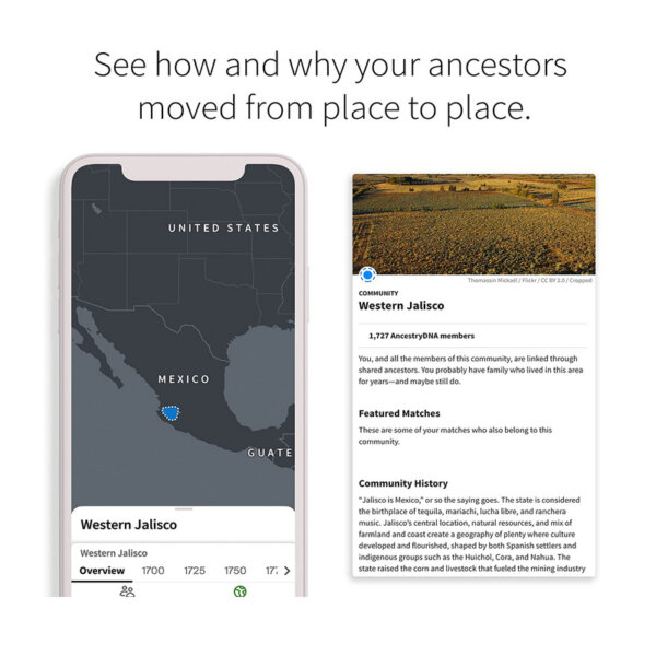 AncestryDNA Genetic Ethnicity Test reasons ancestors moved from place to place