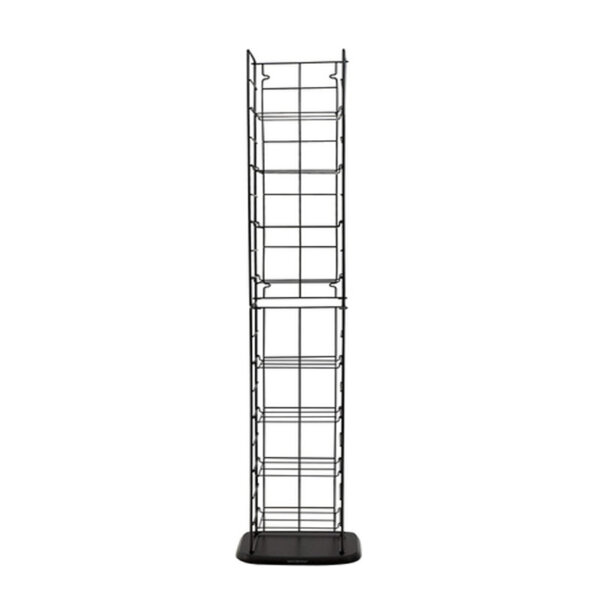 Atlantic 78205091 Adjustable Wire Media Rack - Heavy Gauge Steel 8 Adjustable Shelves PN