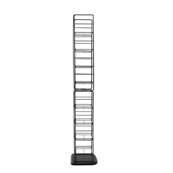 Atlantic 78205091 Adjustable Wire Media Rack - Heavy Gauge Steel, Holds 153CDs 05 72 DVDs