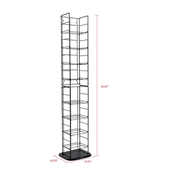 Atlantic 78205091 Adjustable Wire Media Rack Size