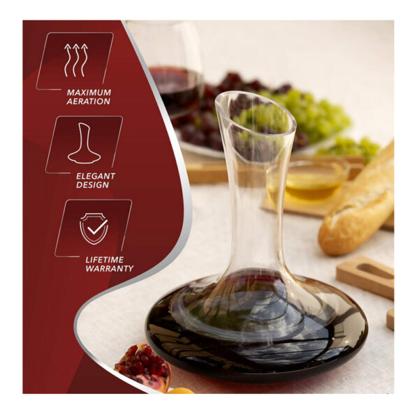 Le Chateau Red Wine Decanter Aerator Elegant design