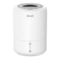 Levoit Humidifier for Bedroom, Top Fill Cool Mist Humidifiers for Plants, Baby, Air Humidifier with Intelligent Sleep Mode, Essential Oil Difusser, Filterless, BPA Free, Dual 100, White