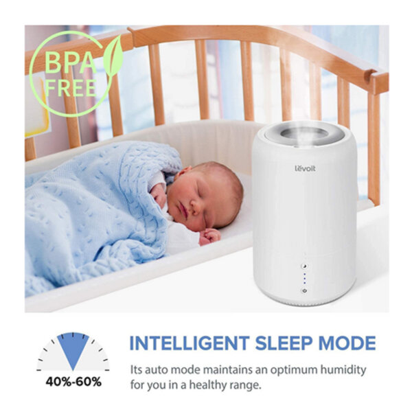 Levoit Humidifier for Bedroom sleep mode