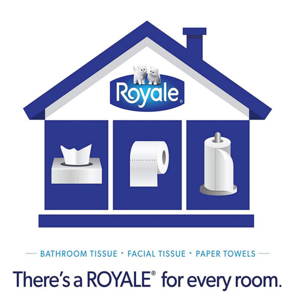 Royale Velour, Plush & Thick Toilet Paper Bath tissue