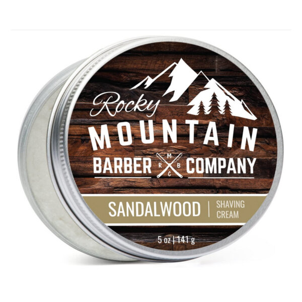 Shaving cream for men with sandalwood essential oil