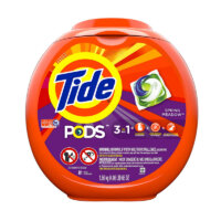 Tide PODS, Laundry Detergent Liquid Pacs, Spring Meadows, 81 Count – Packaging May Vary