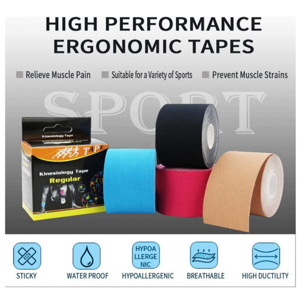 BisonAthlLab Kinesiology Tape-Original Cotton ergonomic tapes