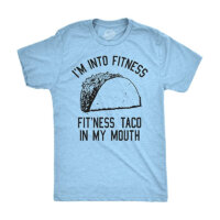 Crazy Dog Tshirts Mens Fitness Taco Funny T Shirt Humorous Gym Graphic Novelty Sarcastic Tee Guys