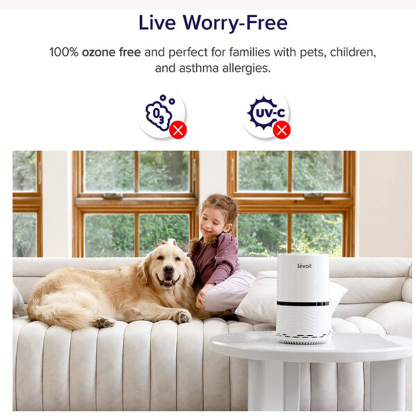 LEVOIT Air Purifiers for Home Bedroom Live worry free