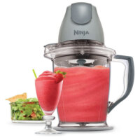 Ninja 400-Watt Blender/Food Processor for Frozen Blending, Chopping and Food Prep with 48-Ounce Pitcher and 16-Ounce Chopper Bowl (QB900B), Gray