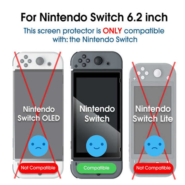 amFilm Nintendo Switch Screen Protector (2 Pack) 6.2 inch