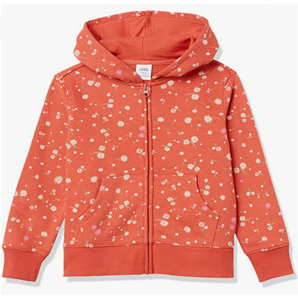 Amazon Essentials Big Girls' Fleece Zip-up Hoodie