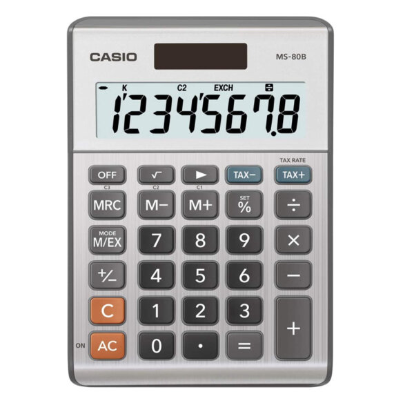 Casio MS-80B Standard Function Desktop Calculator