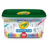 Crayola 240 Crayons, Bulk Crayon Set, 2 of Each Color, Gift for Kids, Ages 3, 4, 5, 6, 7