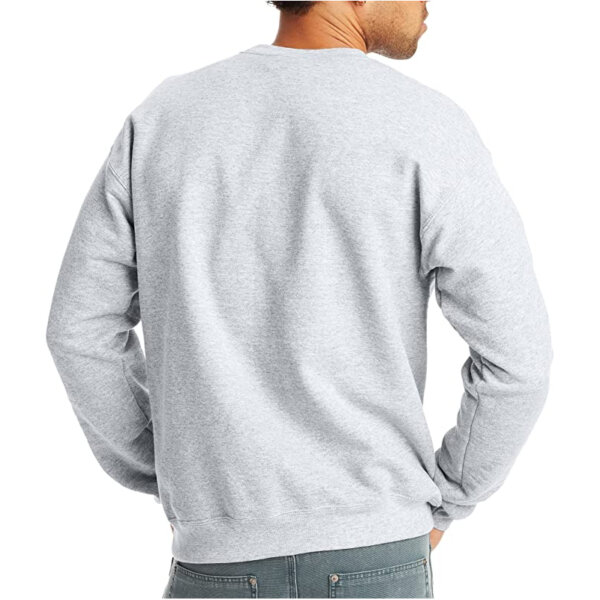 Hanes Men’s EcoSmart Fleece Sweatshirt Ash