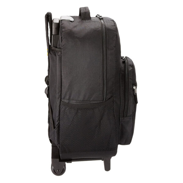 Rockland Luggage Rolling Backpack, Black,