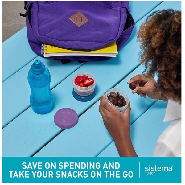 Sistema to Go Collection Mini Bites Small Food Storage Containers