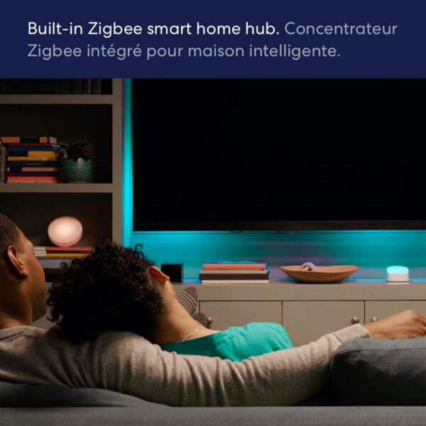 Amazon eero 6 dual-band mesh Wi-Fi 6 router, with built-in Zigbee smart home hub Built in Zigbee