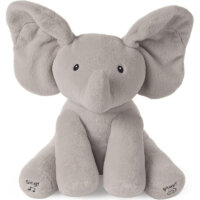 Baby GUND Animated Flappy The Elephant Stuffed Animal Baby Toy Plush for Baby Boys and Girls, Gray, 12″ (Song Styles May Vary)