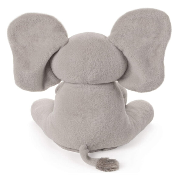 Baby GUND Animated Flappy The Elephant Stuffed Animal Baby Toy Plush for Baby Boys and Girls, Gray