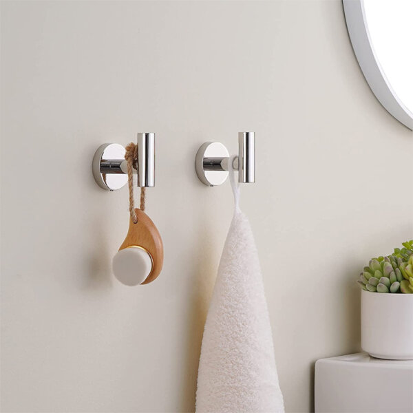 KES Bathroom Towel Hook Wall Robe Hooks for Shower Kitchen Hanging Hanger Stainless Steel