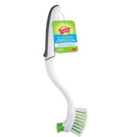 Scotch-Brite Pot, Pan and Dish Brush, Flexible Bristles, Double Sided Scrub Brush