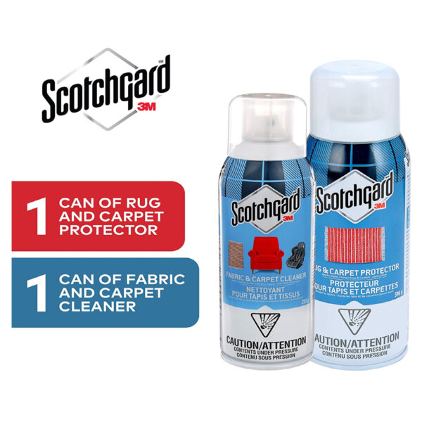 Scotchgard Carpet Cleaner and Protector Bundle, Stain Remover and Repellent,spot cleaning in high-traffic areas