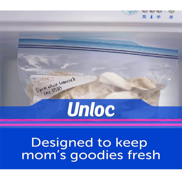 Ziploc Medium Food Storage Freezer Bags, Grip 'n Seal Technology for Easier Grip Designed to keep mom's goodies fresh
