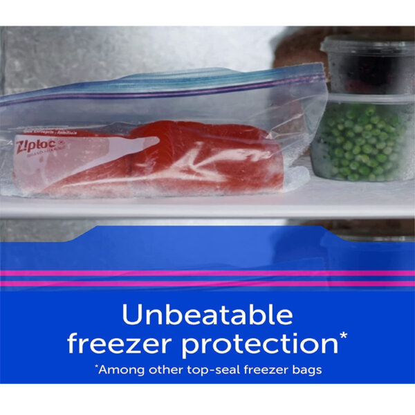 Ziploc Medium Food Storage Freezer Bags, Grip 'n Seal Technology for Easier Grip unbeatable protection