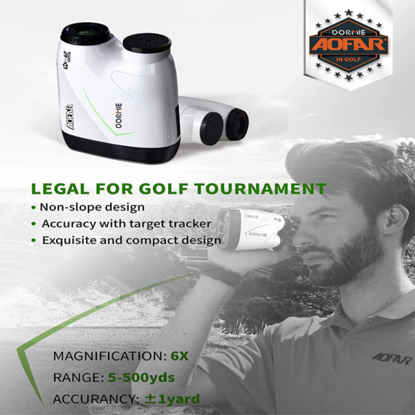 AOFAR GX-6F PRO Golf Rangefinder Legal for golf