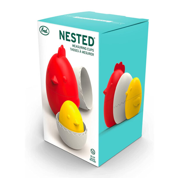 Fred and Friends, CA Nested Measuring Cups Tasses a mesurer