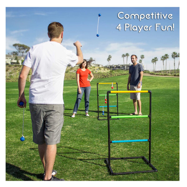 GoSports Pro Grade Ladder Toss Indoor Outdoor Game Set Competitive