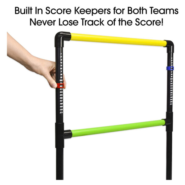 GoSports Pro Grade Ladder Toss Indoor Outdoor Game Set built in score keepers