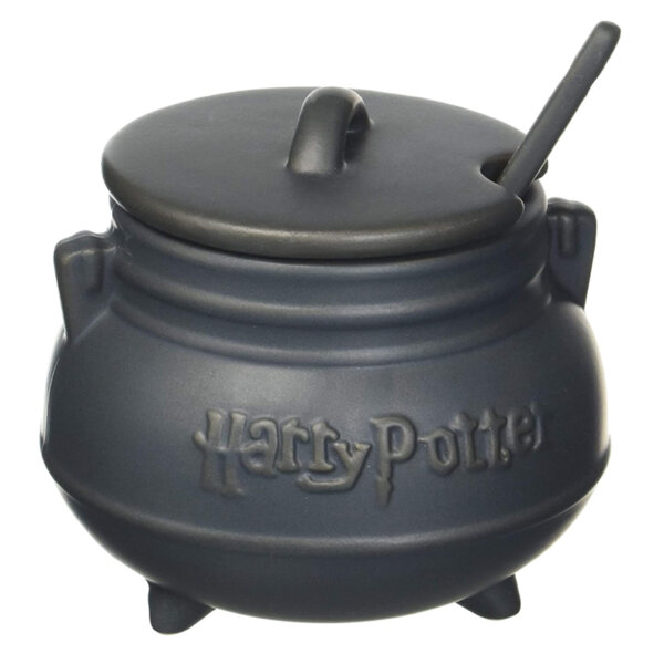 Harry Potter - 48013 Harry Potter Cauldron Soup Mug with Spoon, Standard, Black