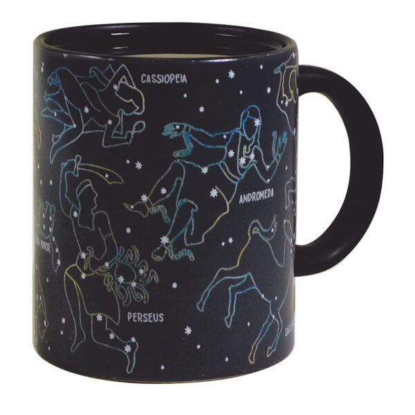 Heat Changing Constellation Mug Add Coffee or Tea and Constellations Appear Comes in a Fun Box