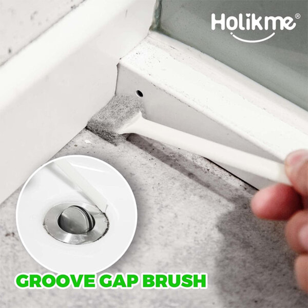 Holikme 5 Pack Kitchen Cleaning Brush Set Groove gap brush