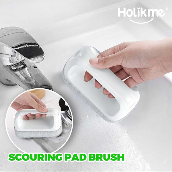 Holikme 5 Pack Kitchen Cleaning Brush Set Scouring pad brush