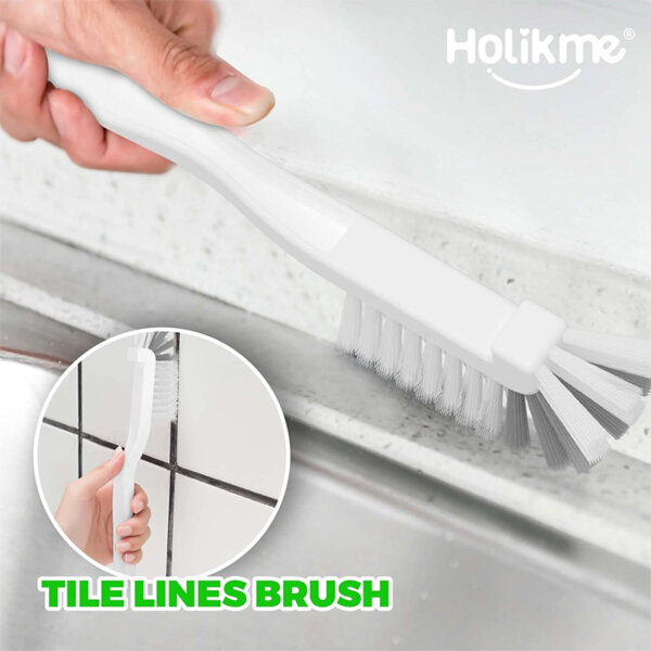 Holikme 5 Pack Kitchen Cleaning Brush Set Tile lines brush