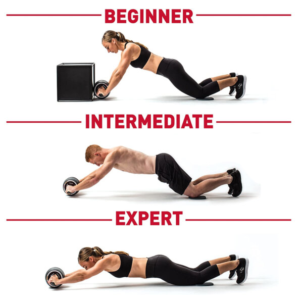 Perfect Fitness Ab Carver Pro Roller for Core Workouts Beginner