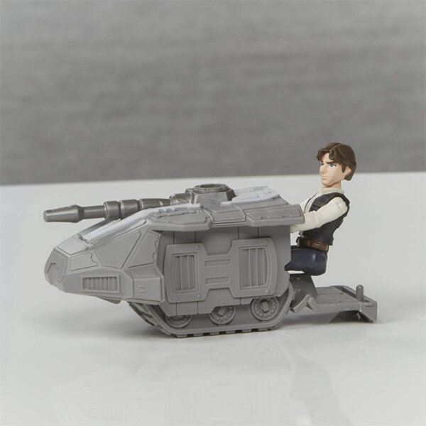 Hasbro Star Wars Mission Fleet Han Solo Millennium Falcon 2.5-Inch-Scale Figure and Vehicle Toys for Kids Ages 4