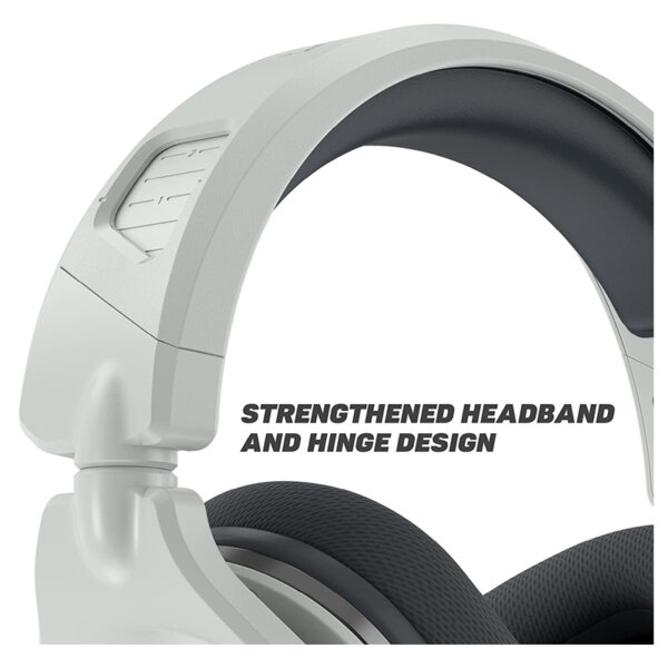 Turtle Beach Stealth 600 Gen 2 (White) - PlayStation 5, PlayStation 4, Nintendo Switch strengthened headband and hinge design