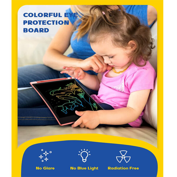 bravokids 2 Pack LCD Writing Tablet for Kids colorful eye protection board