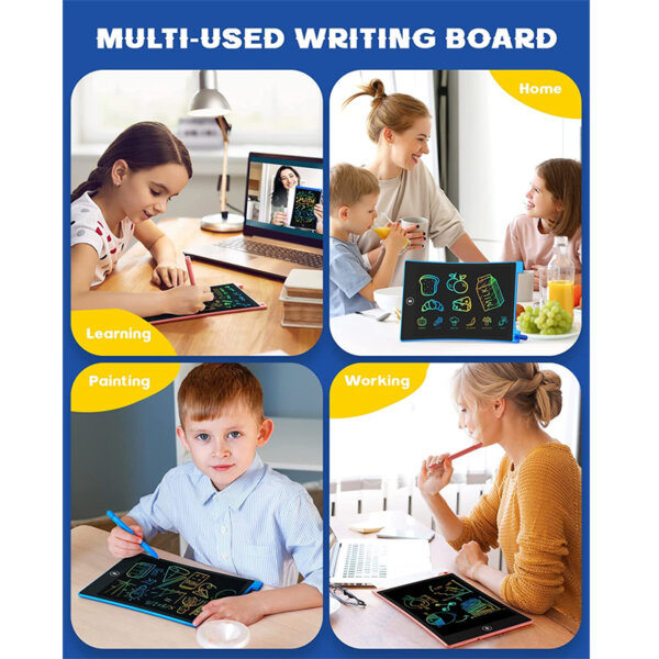 bravokids 2 Pack LCD Writing Tablet for Kids multi used writing board