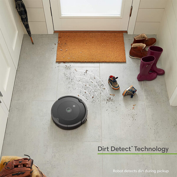 iRobot Roomba 692 Robot Vacuum dirt detect technology