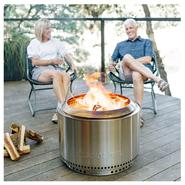 Solo Stove Yukon Stand Stainless Steel Fire Pit Accessory Yukon Fireplace Tools Firepits and Fire Pits