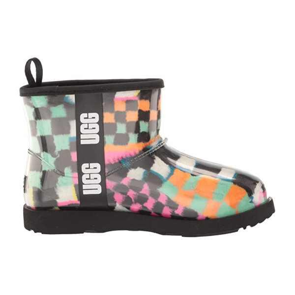 UGG girls CLASSIC CLEAR MINI Snow Boot Multi color shearling