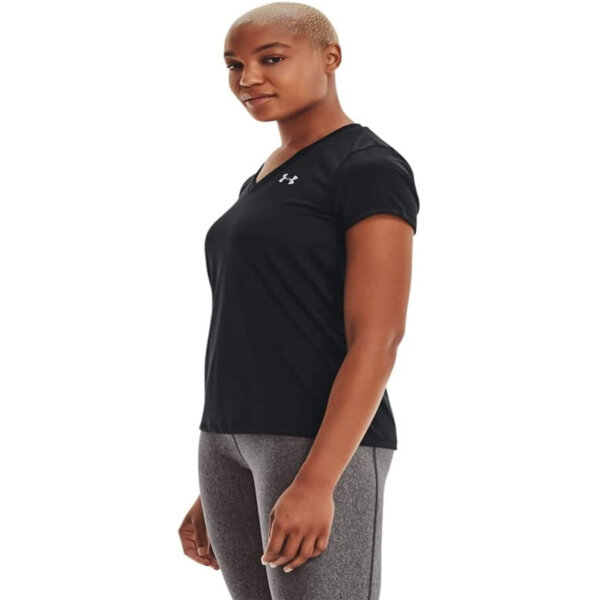 Under Armour Women's Tech Short Sleeve V-Neck Solid