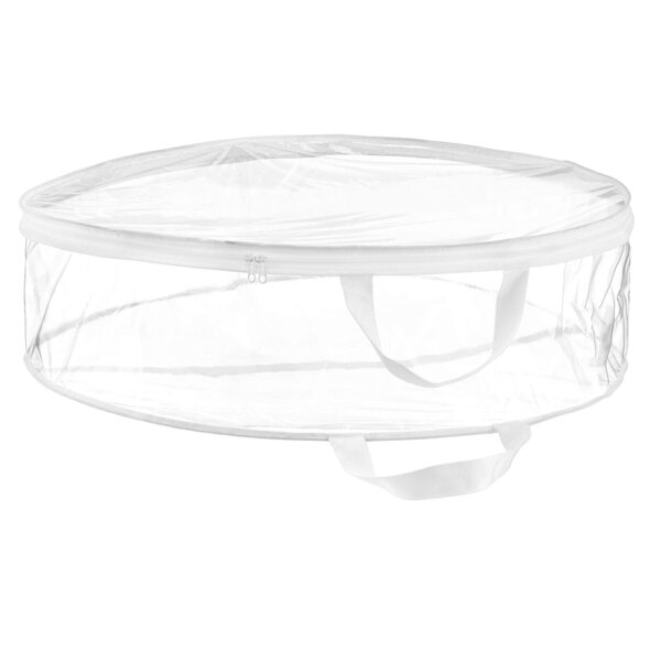 Whitmor Clear Everyday Wreath Bag, 30 Inch transparent